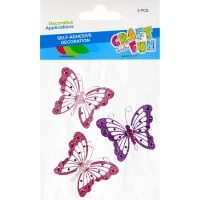 Ilustracja Craft With Fun Ozdoba Dekoracyjna Motyle Samoprzylepne 480892